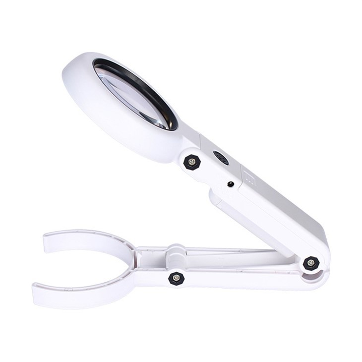 Hand Held Magnifier With Led Light